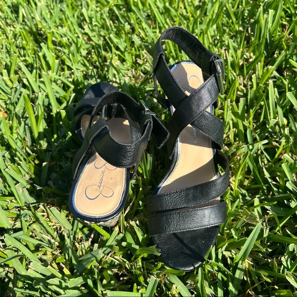 Platform black wedges - Picture 2 of 4